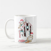 Whimsical Alaska Wildlife Coffee Mok (Links)