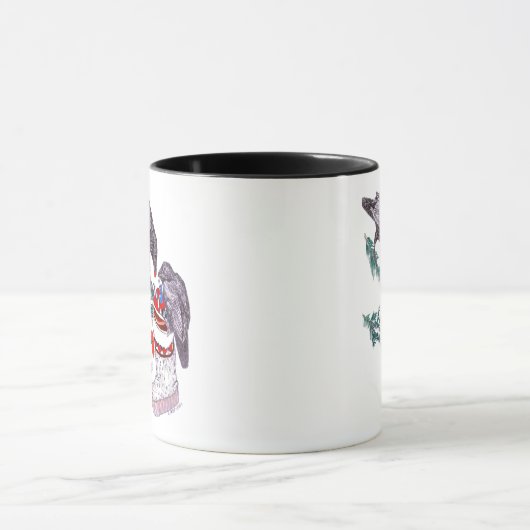 Whimsical Alaska Wildlife Coffee Mok (Midden)
