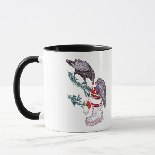 Whimsical Alaska Wildlife Coffee Mok (Links)