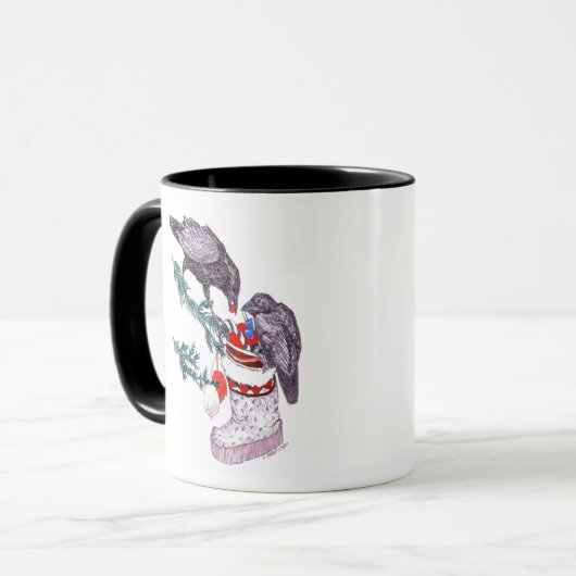 Whimsical Alaska Wildlife Coffee Mok (Voorkant links)