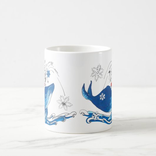 Whimsical Alaska Wildlife Coffee Mok (Center)