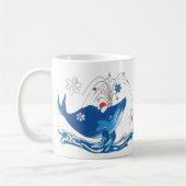 Whimsical Alaska Wildlife Coffee Mok (Links)