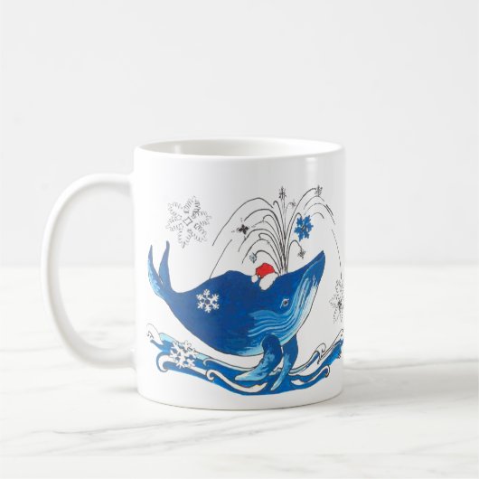 Whimsical Alaska Wildlife Coffee Mok (Links)