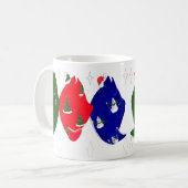 Whimsical Alaska Wildlife Coffee Mok (Voorkant links)