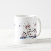 Whimsical Alaska Wildlife Coffee Mok (Voorkant rechts)