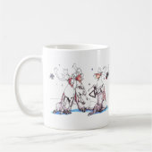 Whimsical Alaska Wildlife Coffee Mok (Links)