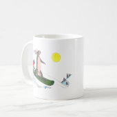Whimsical Alaska Wildlife Coffee Mok (Voorkant links)