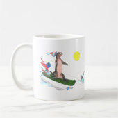 Whimsical Alaska Wildlife Coffee Mok (Links)