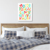 Whimsical alfabet voor kinderen stretched canvas k (Insitu (Slaapkamer))