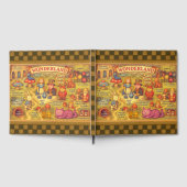 Whimsical Alice Adventures in Wonderland Map Gastenboek (Volledig)