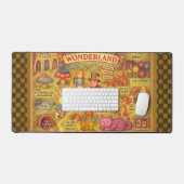 Whimsical Alice in Wonderland Kaart Bureaumat (Keyboard & Muis)