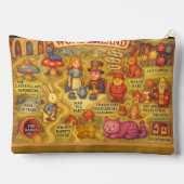 Whimsical Alice in Wonderland Kaart Etui (Achterkant)