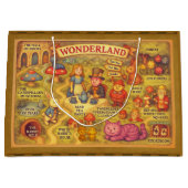 Whimsical Alice in Wonderland Kaart Groot Cadeauzakje (Voorkant)