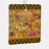 Whimsical Alice in Wonderland Kaart Keramisch Ornament (Rechts)