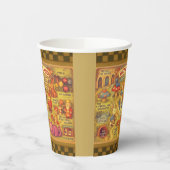 Whimsical Alice in Wonderland Kaart Papieren Bekers (Links)