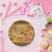 Whimsical Alice in Wonderland Kaart Papieren Bordje (Feest)