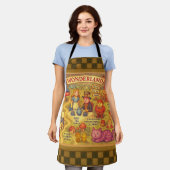 Whimsical Alice in Wonderland Kaart Schort (Gedragen)