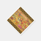 Whimsical Alice in Wonderland Kaart Servet (Hoek)