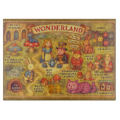 Whimsical Alice in Wonderland Kaart Snijplank (Voorkant)