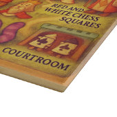 Whimsical Alice in Wonderland Kaart Snijplank (Hoek)