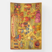Whimsical Alice in Wonderland Kaart Spandoek (Verticaal)