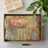 Whimsical Alice in Wonderland Map Tissuepapier (Geschenk)