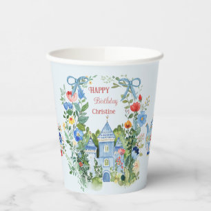 Whimsical Alice in Wonderland Verjaardag Papieren  Papieren Bekers