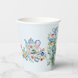 Whimsical Alice in Wonderland Verjaardag Papieren  Papieren Bekers