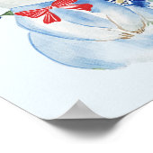 Whimsical Alice in Wonderland Welkomstbord Poster (Hoek)