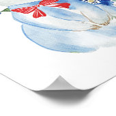 Whimsical Alice in Wonderland Welkomstbord Poster (Hoek)