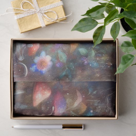 Whimsical Alice Tea Party DIY Craft Decoupage Tissuepapier (Geschenk)