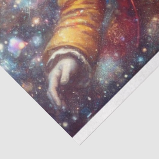 Whimsical Alice White Rabbit Wonderland Decoupage Tissuepapier (Detail)