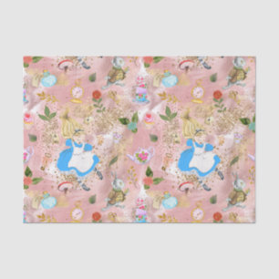 Whimsical Alice's avonturen in Wonderland Fun Tissuepapier