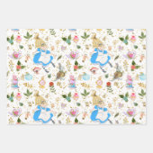 Whimsical Alice's avonturen in Wonderland Party Inpakpapier Vel (Voorkant 3)
