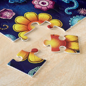 Whimsical Alien Planet Landschap Jigsaw Puzzel (Zijkant)