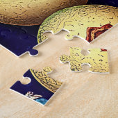 Whimsical Alien Planet Landschap Jigsaw Puzzel (Zijkant)