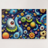 Whimsical Alien Planet Landschap Jigsaw Puzzel (Horizontaal)