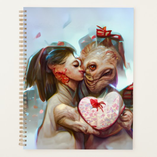 Whimsical Alien Romance Planner (Voorkant)