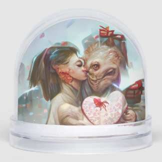 Whimsical Alien Romance Sneeuwbol