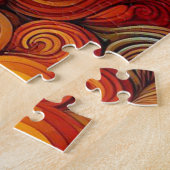 Whimsical Alpaca kerstboom en schuur kerst Legpuzzel (Zijkant)