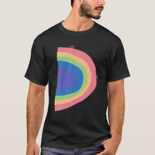 Whimsical Alphabet Letter-D Typography Character-D T-shirt
