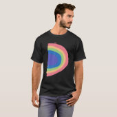 Whimsical Alphabet Letter-D Typography Character-D T-shirt (Voorkant volledig)