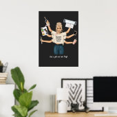Whimsical Ambacht Koningin Poster (Thuiskantoor)
