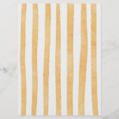 Whimsical Amore & Aranci | Bruiloft Menu (Achterkant)