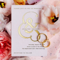 Whimsical Ampersand | Goud en wit huwelijk