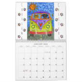 Whimsical and Colorful Animals 2021 Calendar Kalender (Jan 2026)