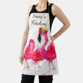 Whimsical and Colorful Pink Flamingo Schort (Insitu)