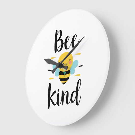 Whimsical and Kind Bee Illustration Grote Klok (Hoek)