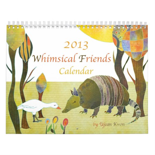 Whimsical Animal Friends Cute Kinder Calendar 2013 Kalender (Hoes)