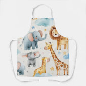 Whimsical Animal Friends Schort - Schattige keuken (Voorkant)